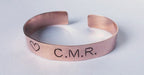 Pure Copper Bracelet Cuff 100% Pure Personalized Engravings 5