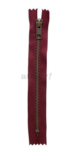 YKK 12cm Metal Fixed Chain Zippers - Pack of 1 33