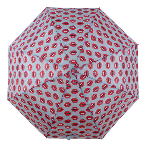 Las Oreiro Automatic Windproof Reinforced Umbrella with Case 0