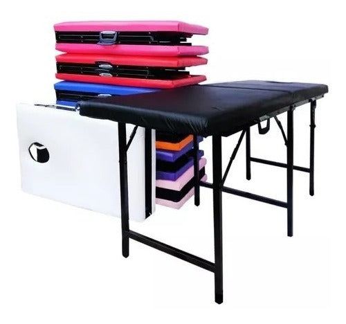 Foldable Massage Table Strong Suitcase with Cover 6