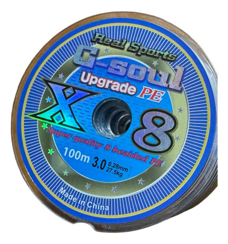 G-Soul Multifilamento Pesca X8 0.28mm x 100mts 0