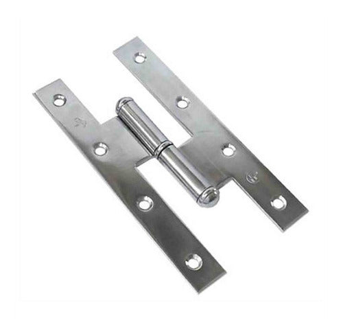 Metalúrgica Diego Blue Zinc Right-Handed Carpenter Hinge 140x70 (Pack of 12) 0