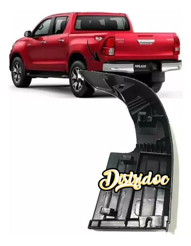 DC Moldura Puntera Derecha Paragolpe Trasero Toyota Hilux 2016 5