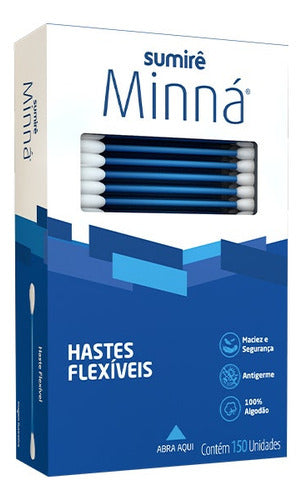 Hastes Flexíveis Minná Tradicional Com 150un 0