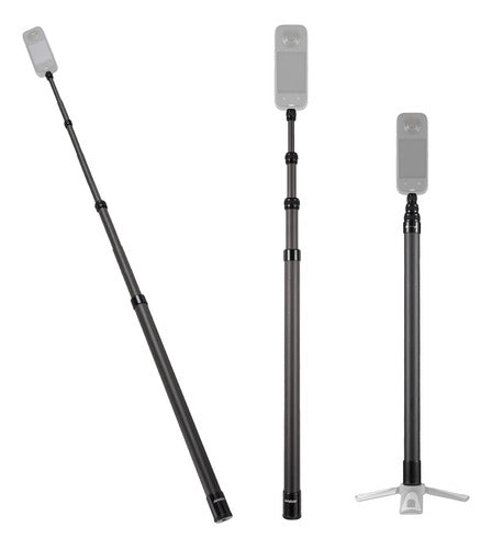 Selfie Stick Selfie Sections Fiber. Suporte Com Polegadas De 0