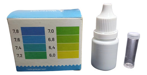 Test De Ph 10ml Watervet Rinde 250 Mediciones Acuario Pecera 1