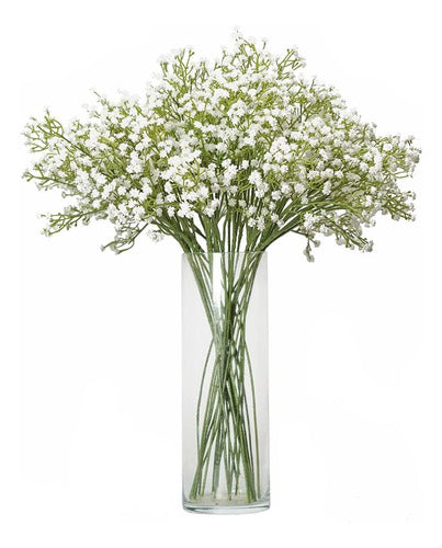 Duyone Flores Artificiales Aliento Bebé, 30 Ramos Gypsophila 0