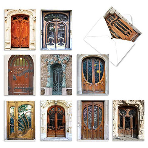 Art Nouveau Puertas Alloccasion Tarjeta De Humor 0