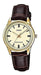 Casio Reloj Mujer Dorado LTP-V005GL-9A Dorado Cuero Marrón 0