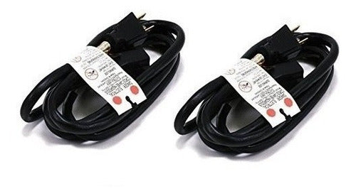 C E 2 Pcs Power Extension 16awg Cable Black 6 Feet 0