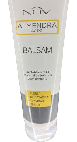 Balsamo Acondicionador Acido Almendras Pomo Nov 250 Ml 4