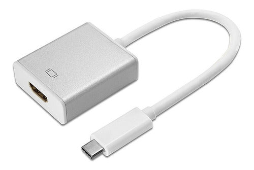 Adaptador Conversor Usb Tipo C Hdmi Hd 4k Pc Video Celular 0