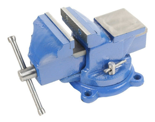 KLD 4-Inch Rotary Base Bench Vise 2