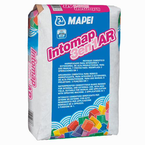 Mapei Revoque Cementicio Para Interiores Y Exteriores Intomap 0