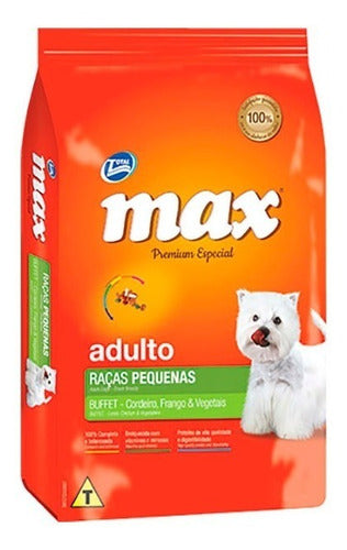 Max Adult Small Breed Buffet 8kg with Snacks 0