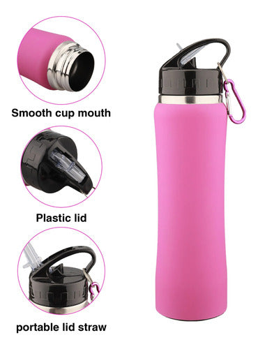 750ml Sport Thermal Sports Bottle Cold Hot Stainless Steel 5