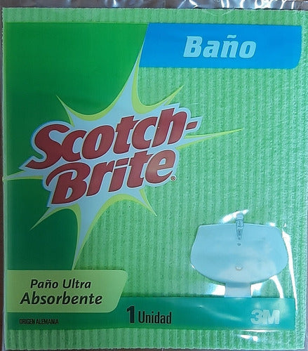 Scotch Brite Absorbent Vegetable Sponge Cloth 3M (x1) X20u 0