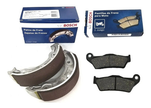 Bosch Brake Pads and Shoes Set for Yamaha FZ 16 Motorcycles 0