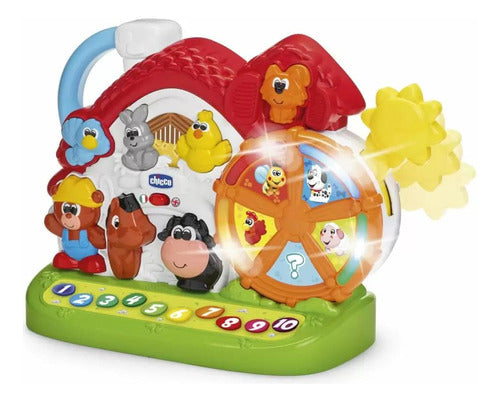 Brinquedo Educativo Sonoro Nova Fazendinha Bilíngue - Chicco 2