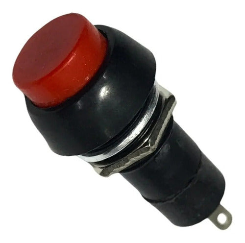 Fullenergy 10 Round Red Normally Open Push Button Switch 3A 250V 0