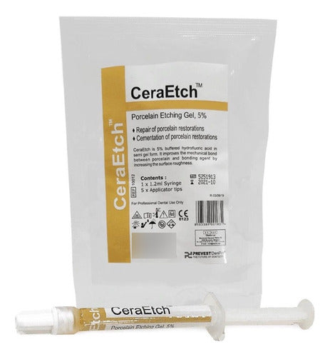 Porcelain Conditioning Acid 5% Ceraetch Prevest Dental 2
