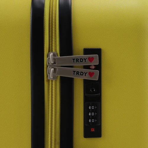 Trendy Rigid Carry-On Suitcase with TSA Lock 4 Wheels 360º 9