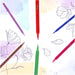 12 Set 6 Filgo Pinto School Markers Assorted Colors 2