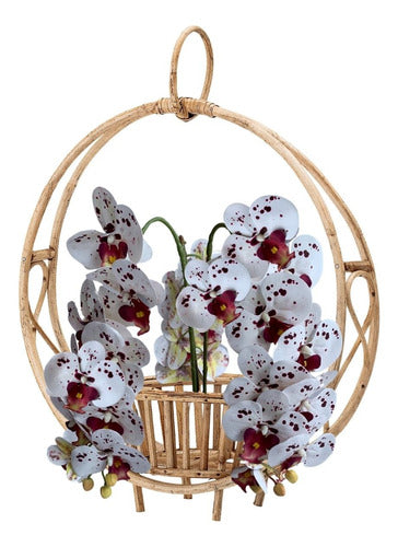 15x Haste 3d Orquidea Mesclada De Luxo 80 Cm P/ Vaso De Luxo 0