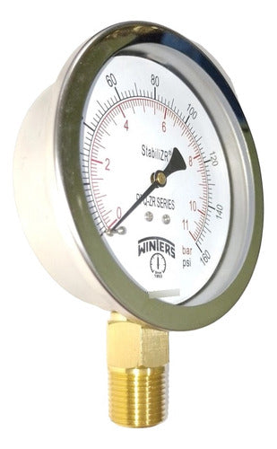 Winters Manometer 11 Kg/cm2 4 Class 1.5% 1