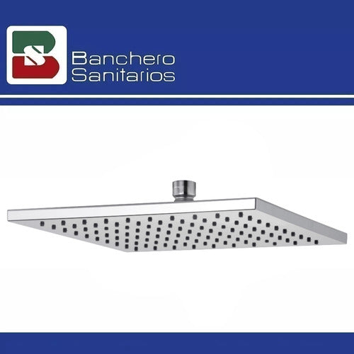 FV Shower Set: Square 25cm Shower Head + Gredos Wall Arm 2