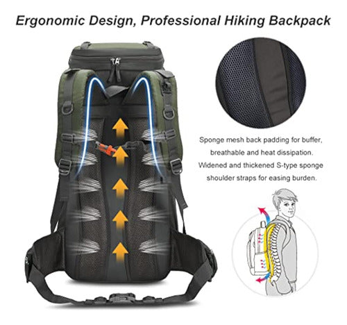 King'sguard 60L Hiking Backpack for Men 3