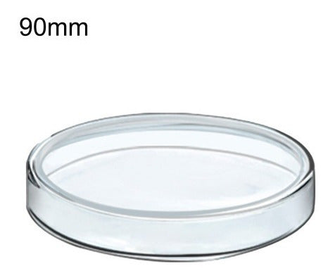 Caja Placa Cápsula Petri 90 Mm Vidrio Borosilicato 3.3 X 10u 0