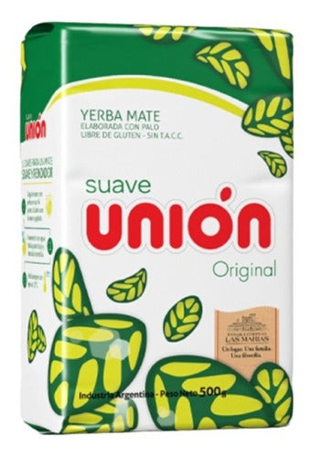 Yerba Mate La Unión Suave 500g Pack of 10 0