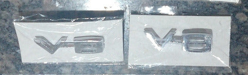 Emblema Insignia V8 Metal Cromado Dodge 1