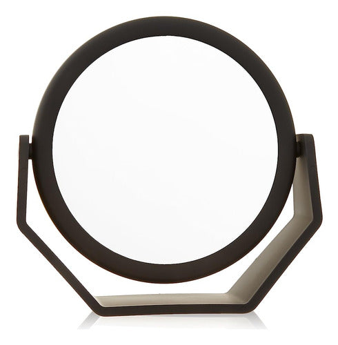 Danielle Midnight Matte Round Vanity Mirror 0