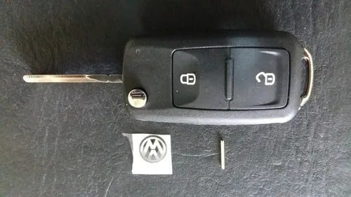 Carcasa + Llave Virgen Vokswagen Amarok De 2 Botones 1