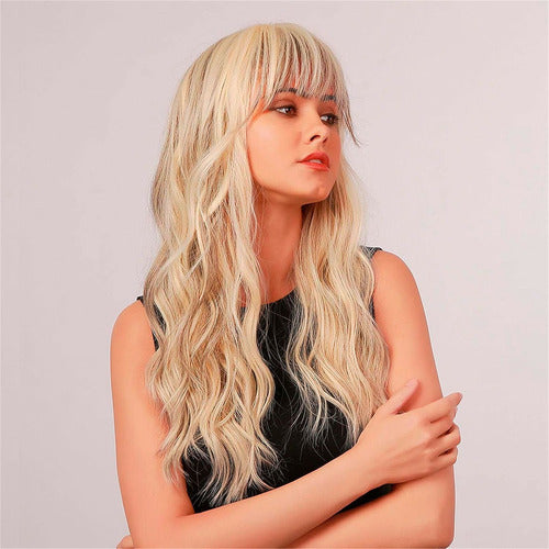 Italian Hair Long Wavy Light Blonde Wig 50cm 1