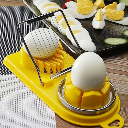 Baluni Hard-Boiled Egg Slicer Manual Kitchen Modern Color 4