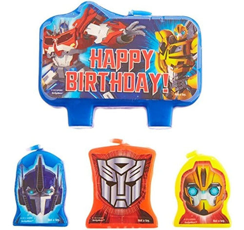 Amscan Mighty Transformers - Birthday Candle Decoration Set 0