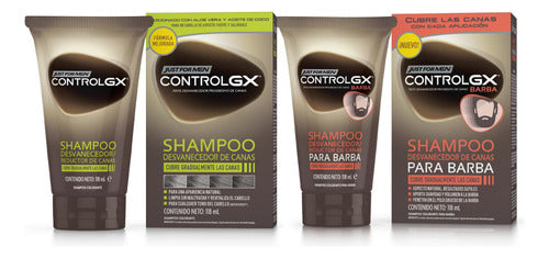 Just For Men Kit Barba + Cabello Control GX Shampoo 0