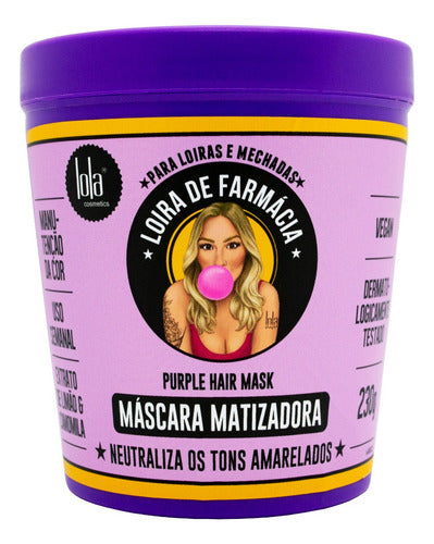 Lola Loira De Farmácia Shampoo + Máscara Matizadora Silver 3