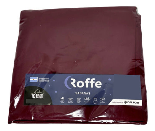 Pack of 3 Adjustable Queen Size Sheets 220 X 240 Cm - Roffe 29