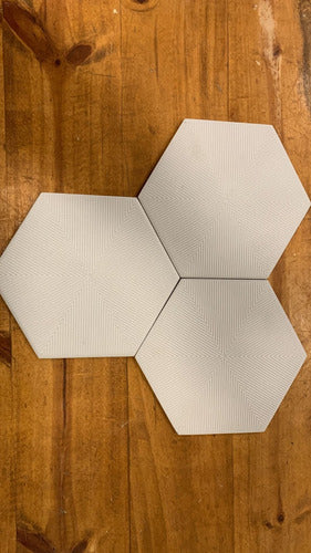 Revestimientos Pared Hexagonal Relieve Ceramicarte=) 1