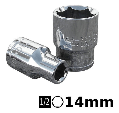 Crossmaster Hexagonal Socket 1/2 14mm 0