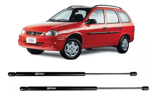 Unikar X2 Rear Trunk Shock Absorbers Chevrolet Corsa Wagon 0