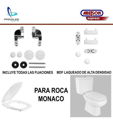 Derpla Asiento Monaco Herraje Metalico Madera Laqueada Bl 1