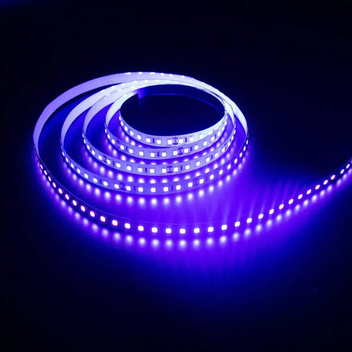 Kit 5m Ultra Violet 5050 Black Light UV LED Strip + Power Supply 1