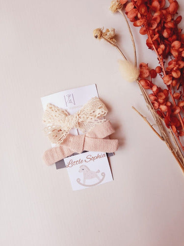 Clara Valencia Baby Bow Pack of 2 for Baptism 7