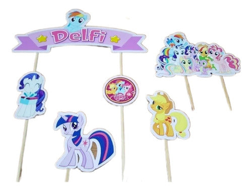 Cake Topper Personalizado Pequeño Pony 0