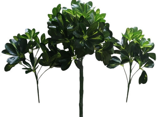 Funeplants Scheflera Disciplinada 3 Gajos 65 Cm - Planta Artificial 0